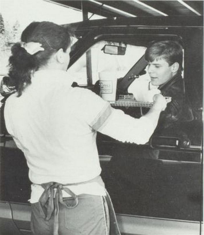 Clydes Drive-In - Yearbook Ad (newer photo)